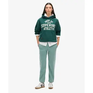 Pantalón de chándal con tobillos ajustados mujer Superdry Essential Logo image-1