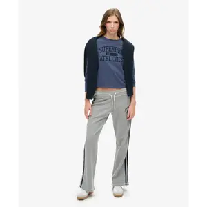 Women's flared striped track pants Superdry Athletic Essentials image-1