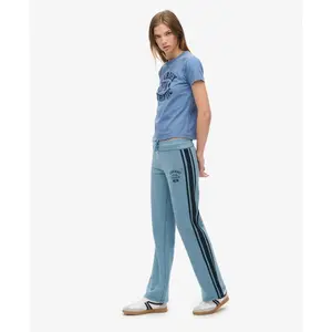 Women's flared striped jogger pants Superdry Athletic Essentials image-3