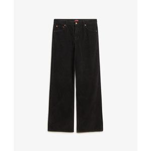 Pantaloni larghi a vita alta in velluto a coste donna Superdry image-4