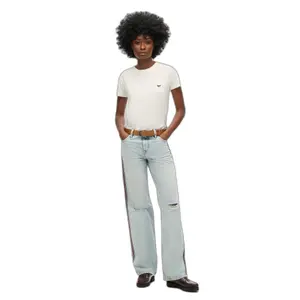 Jeans loose a doppia banda donna Superdry image-1