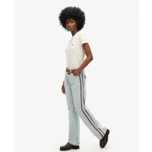 Jeans loose a doppia banda donna Superdry image-3