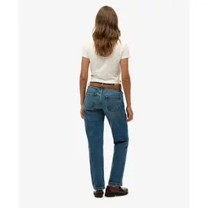 Jeans dritti donna Superdry Mid Rise image-5