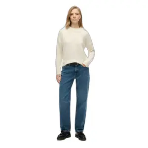 Jeans dritti a vita media donna Superdry image-0