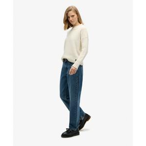 Jeans dritti a vita media donna Superdry image-3