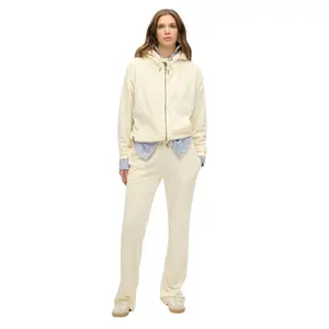 Pantaloni sportivi larghi in velluto donna Superdry image-2