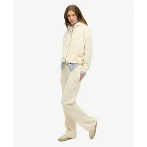 Pantaloni sportivi larghi in velluto donna Superdry image-5