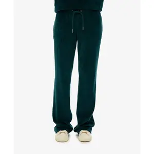 Pantaloni sportivi larghi in velluto donna Superdry image-1