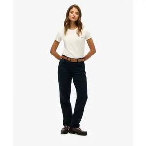 Women’s straight corduroy trousers Superdry image-2