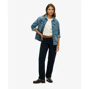 Women’s straight corduroy trousers Superdry image-1