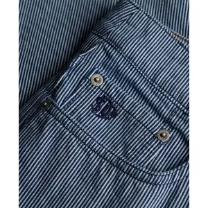 Women's striped Trousers Superdry Straight image-1