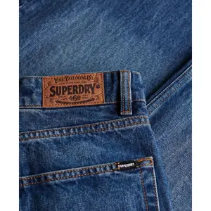 Jeans de cintura alta de algodón orgánico para mujer Superdry image-1
