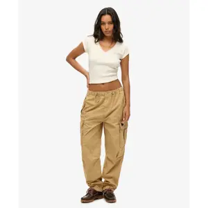 Spodnie baggy parachute oversize damskie Superdry image-1