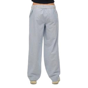 Randiga elastiska bomullsbyxor för kvinnor Superdry image-5