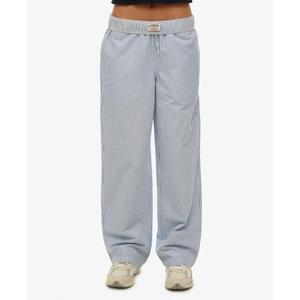 Randiga elastiska bomullsbyxor för kvinnor Superdry image-1