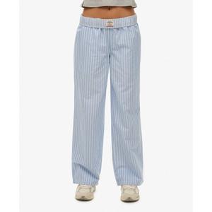 Randiga elastiska bomullsbyxor för kvinnor Superdry image-2