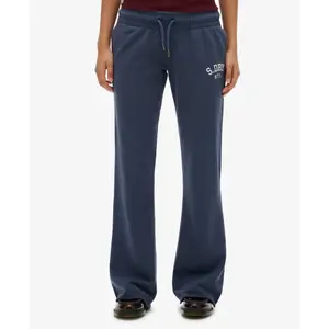 Embroidered women's flare joggers Superdry Athletic image-1