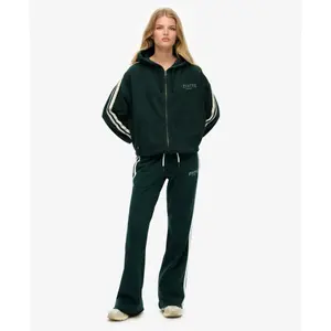 Pantalones de chándal acampanados de rayas para mujer Superdry Athletic image-2