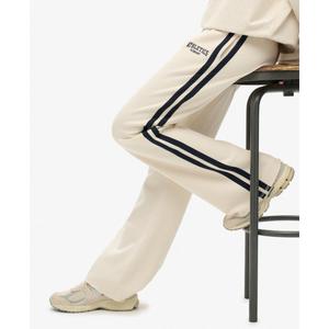 Pantalones de chándal acampanados de rayas para mujer Superdry Athletic image-4