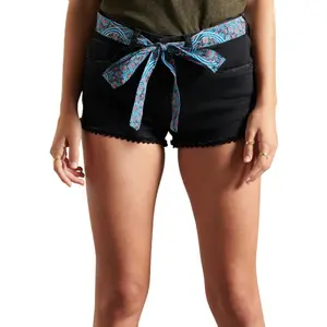 Mini-calções de renda feminina Superdry image-1