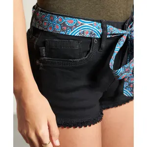 Mini-calções de renda feminina Superdry image-3