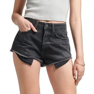 Short taille haute déchiré femme Superdry Vintage image-1