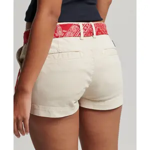 Women's mini chino shorts Superdry image-3
