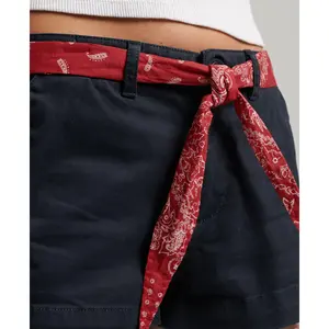 Women's mini chino shorts Superdry image-4