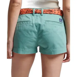 Women's mini chino shorts Superdry image-3