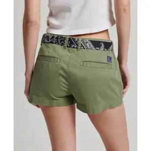 Women's mini chino shorts Superdry image-3