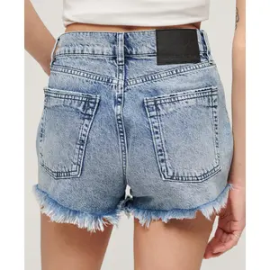 Calções de ganga de cintura alta para mulher Superdry image-2