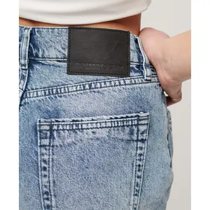 Calções de ganga de cintura alta para mulher Superdry image-4