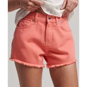 Jeansshorts med hög midja för kvinnor Superdry image-1