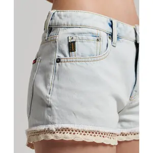 Minishorts vaqueros de mujer Superdry image-3