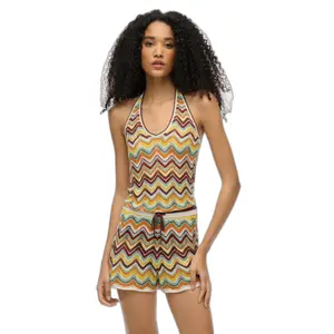 Suéter de punto zigzag para mujer Superdry image-0