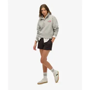 Shorts com logótipo em cor sólida essenciais para mulher Superdry image-2