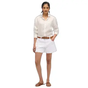 Mid-rise frayed shorts for women Superdry image-4