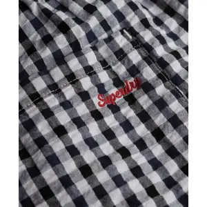 Randig shorts i ekologisk bomull dam Superdry image-1