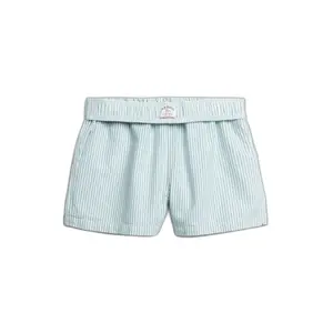 Randig shorts i ekologisk bomull dam Superdry image-1