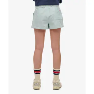 Randig shorts i ekologisk bomull dam Superdry image-5