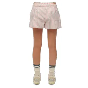 Randig shorts i ekologisk bomull dam Superdry image-6