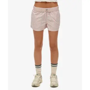 Randig shorts i ekologisk bomull dam Superdry image-2