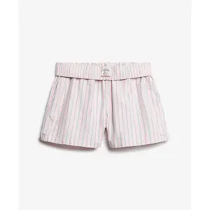 Randig shorts i ekologisk bomull dam Superdry image-4