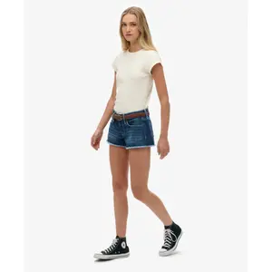 Jeansshorts för kvinnor Superdry Hot image-4