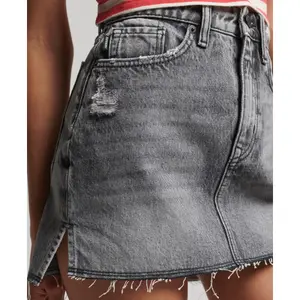 Vintage denim-mininederdel til kvinder Superdry image-2