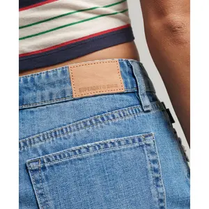 Mini-nederdel i denim til kvinder Superdry Vintage image-3