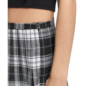 Mini jupe plissée à carreaux femme Superdry image-3