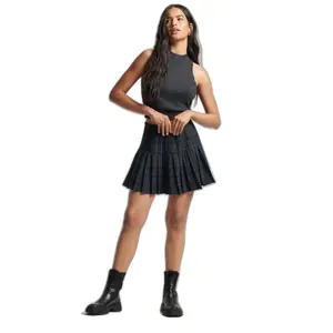 Geruite geplooide minirok voor dames Superdry image-1