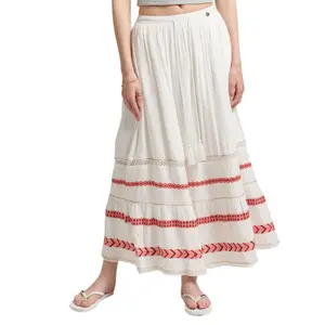 Falda larga bordada Superdry Vintage image-1