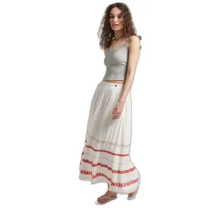 Falda larga bordada Superdry Vintage image-0